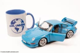 Solido - 1:18 Porsche 911 (993) Clubsport Riviera Blue 1997 - Diecast Model