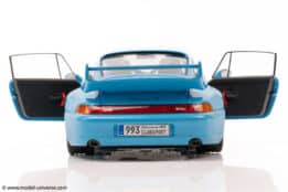 Solido - 1:18 Porsche 911 (993) Clubsport Riviera Blue 1997 - Diecast Model