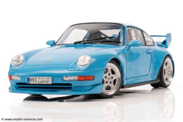 Solido - 1:18 Porsche 911 (993) Clubsport Riviera Blue 1997 - Diecast Model