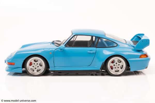 Solido - 1:18 Porsche 911 (993) Clubsport Riviera Blue 1997 - Diecast Model