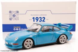 Solido - 1:18 Porsche 911 (993) Clubsport Riviera Blue 1997 - Diecast Model