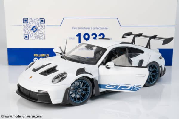 Solido 1:18 Porsche 911 GT3 RS White 2024 - Diecast Model