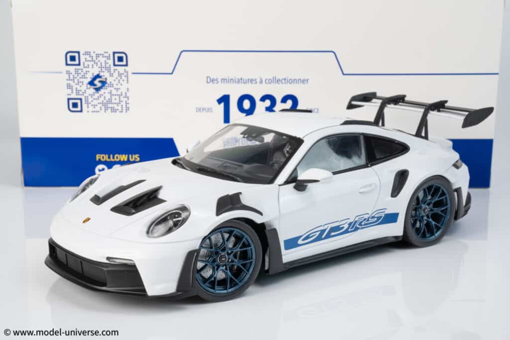 Top New Arrivals at model-universe.com - 15th June - CMR Transporters, GP Replicas, Solido Porsche 911's, Spark Le Mans/GT3/F1, Looksmart Ferrari's, AUTOart, MCG, LS Collectibles, Top Marques and much more. 4 Solido 1:18 Porsche 911 GT3 RS White 2024 - Diecast Model