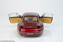 Solido - 1:18 Porsche 911 (993) Turbo Arena Red 1997 - Diecast Model