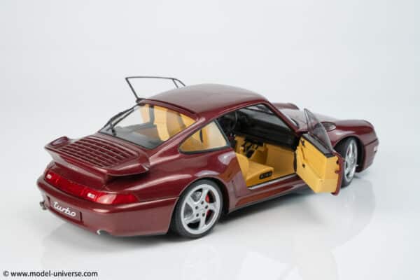 Solido - 1:18 Porsche 911 (993) Turbo Arena Red 1997 - Diecast Model