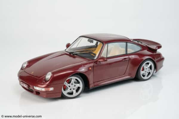 Solido - 1:18 Porsche 911 (993) Turbo Arena Red 1997 - Diecast Model