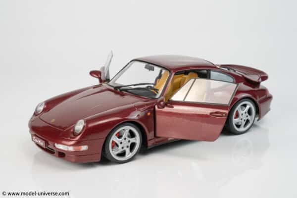 Solido - 1:18 Porsche 911 (993) Turbo Arena Red 1997 - Diecast Model