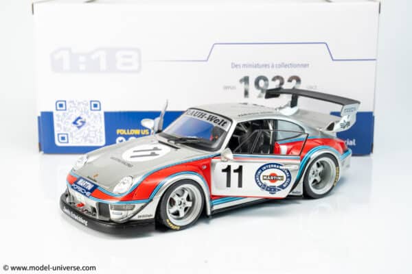 Solido - 1:18 Porsche RWB (993) Martini Rauh-Welt Bodykit 2020 - Diecast Model