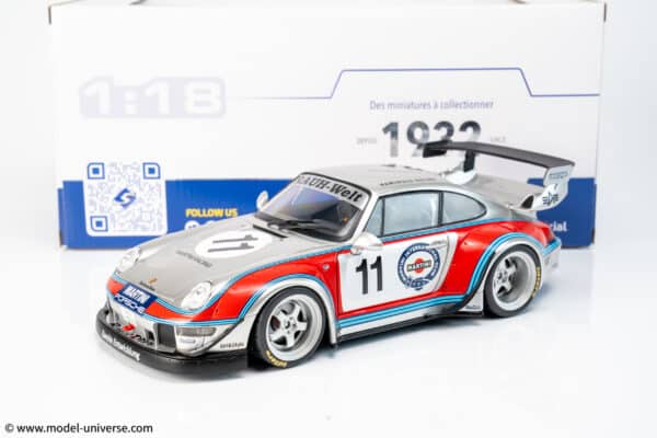Solido - 1:18 Porsche RWB (993) Martini Rauh-Welt Bodykit 2020 - Diecast Model