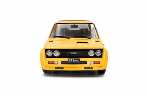 Solido 1:18 Fiat 131 Abarth Stradale Yellow (1980) (SOL 1806006) Diecast Model 12 Solido 1:18 Fiat 131 Abarth Stradale Yellow (1980) (SOL 1806006) Diecast Model