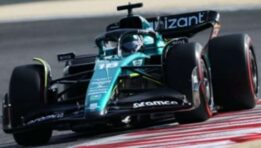 spark - 1:18 aston martin amr23 #18 aramco cognizant f1 lance stroll 6th bahrain gp 2023