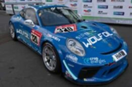 spark - 1:43 porsche 718 cayman gt4 clubsport #420 four motors bioconcept-car winner at class 24h