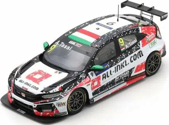 spark - 1:43 honda civic type r tcr #9 all-inkl.de munnich 3rd wtcr 2020 nurburgring tassi