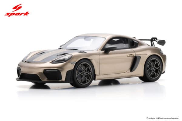 Spark 1:18 Porsche Cayman GT4 RS - Gold bronze metallic with Weissach package (18S1098) Resin Model 4 Spark 1:18 Porsche Cayman GT4 RS - Gold bronze metallic with Weissach package (18S1098) Resin Model