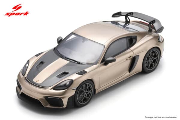Spark 1:18 Porsche Cayman GT4 RS - Gold bronze metallic with Weissach package (18S1098) Resin Model 5 Spark 1:18 Porsche Cayman GT4 RS - Gold bronze metallic with Weissach package (18S1098) Resin Model