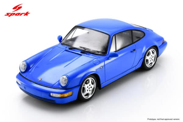Spark 1:18 Porsche 964 RS street Maritimeblue 1992 (18S1214) Resin Model