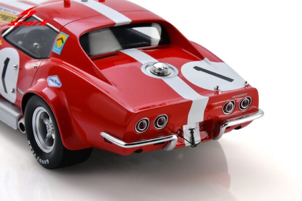 Spark 1:18 Chevrolet Corvette C3 No.1 24h Le Mans 1969 H.Greder, R.Wisell (18S853) - Resin Model 14 Spark 1:18 Corvette C3 No.1 Le Mans 1969 (18S853) Diecast Model - Image 3