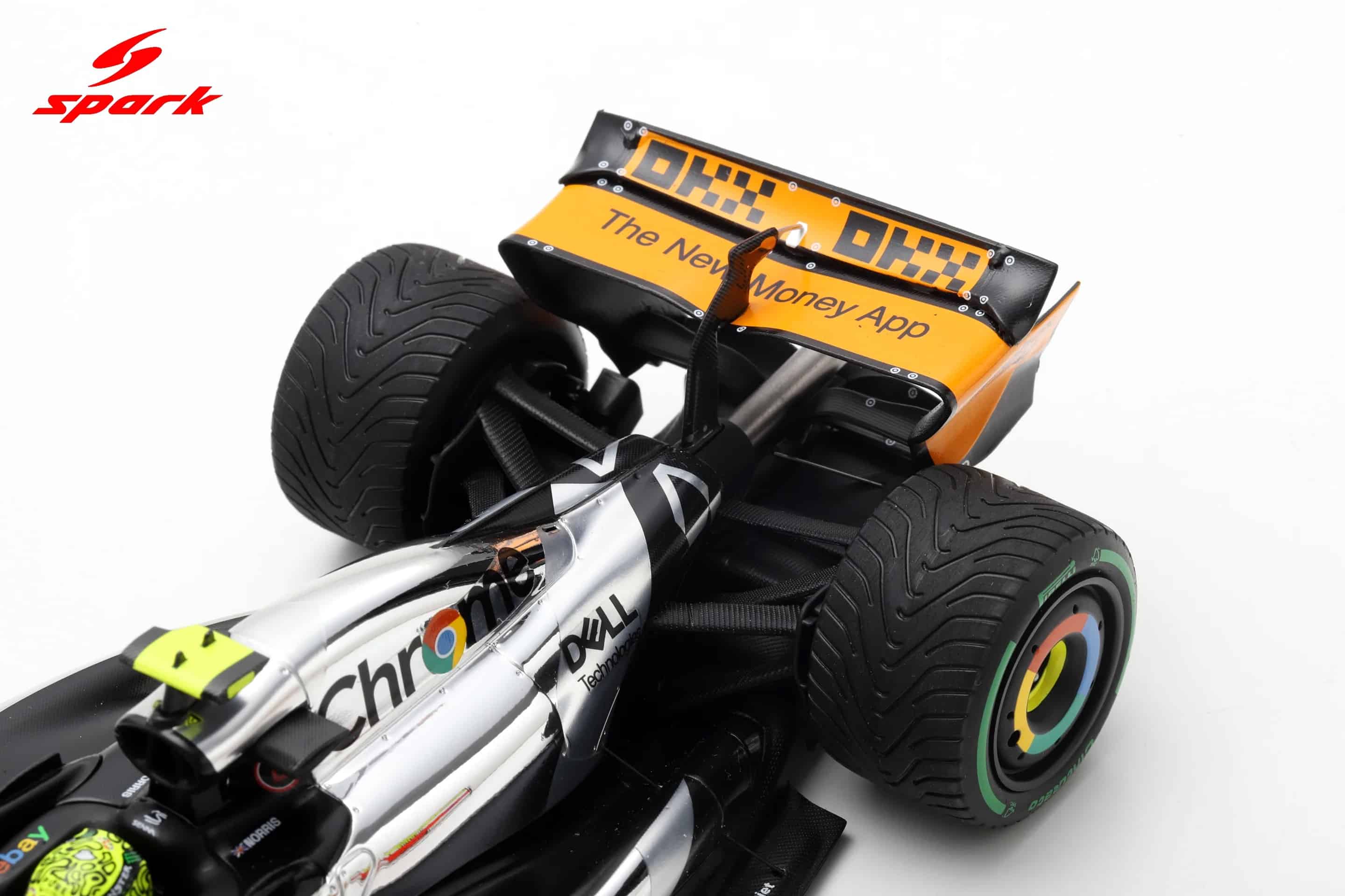 Spark 1:18 McLaren MCL39 No.4 Lando Norris Winner British GP 2025 with Pitboard (18S1010) Resin Model 10 Spark 1:18 McLaren MCL39 No.4 Lando Norris Winner British GP 2025 (18S1010) Resin Model - Image 10