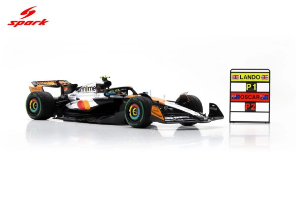 Spark 1:18 McLaren MCL39 No.4 Lando Norris Winner British GP 2025 Spark 1:18 McLaren MCL39 No.4 Lando Norris Winner British GP 2025
