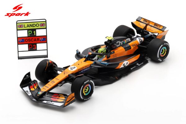 Spark 1:18 McLaren MCL39 No.4 Lando Norris Winner Monaco GP 2025 (18S1011) Resin Model - Image 1