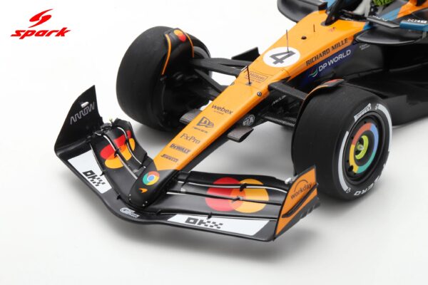 Spark 1:18 McLaren MCL39 No.4 Lando Norris Winner Monaco GP 2025 with Pitboard (18S1011) Resin Model 21 Spark 1:18 McLaren MCL39 No.4 Lando Norris Winner Monaco GP 2025 (18S1011) Resin Model - Image 10