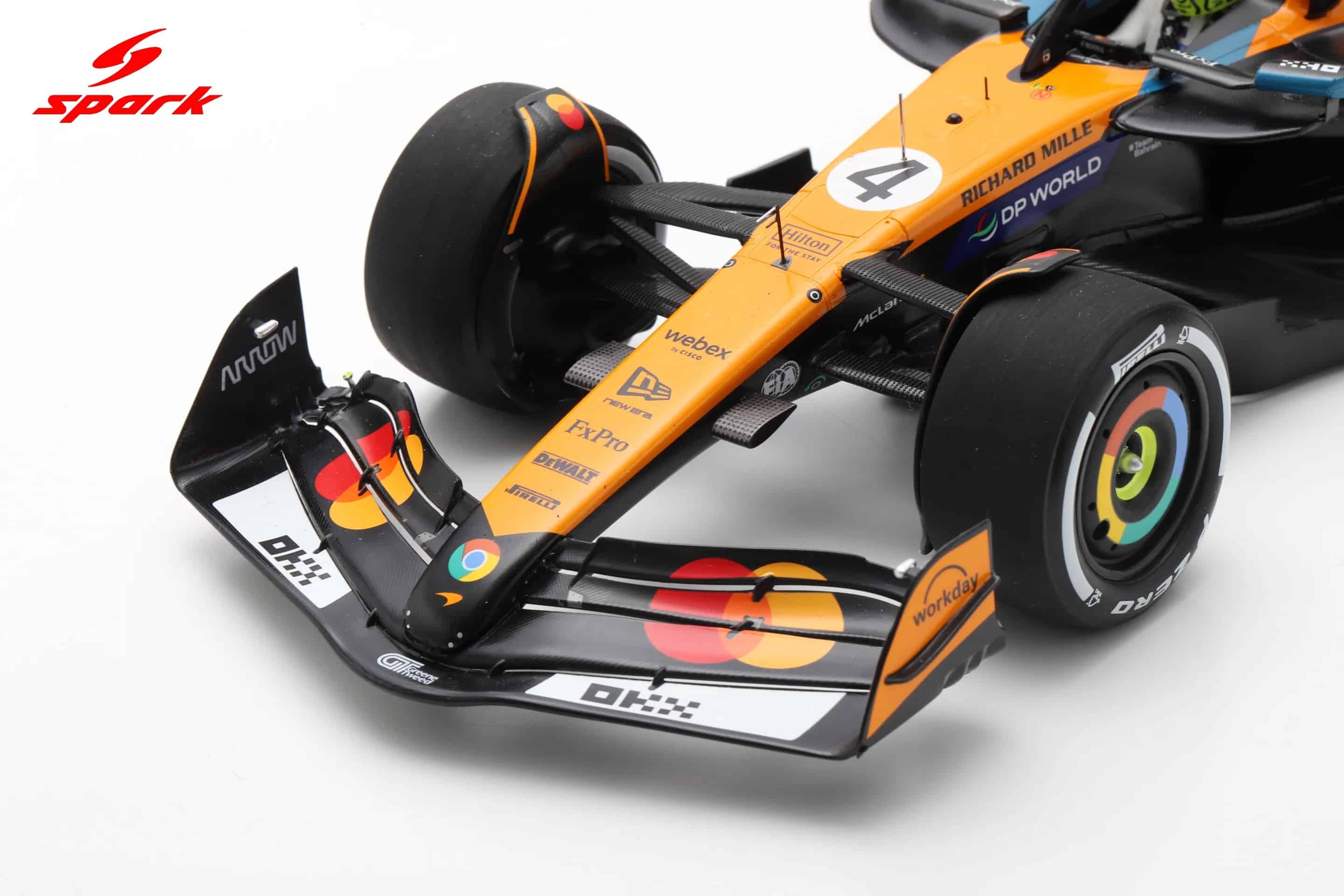 Spark 1:18 McLaren MCL39 No.4 Lando Norris Winner Monaco GP 2025 with Pitboard (18S1011) Resin Model 10 Spark 1:18 McLaren MCL39 No.4 Lando Norris Winner Monaco GP 2025 (18S1011) Resin Model - Image 10