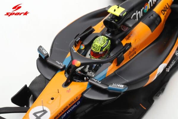 Spark 1:18 McLaren MCL39 No.4 Lando Norris Winner Monaco GP 2025 with Pitboard (18S1011) Resin Model 20 Spark 1:18 McLaren MCL39 No.4 Lando Norris Winner Monaco GP 2025 (18S1011) Resin Model - Image 9