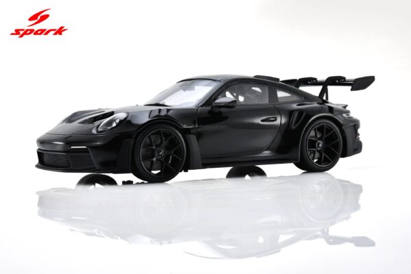 Spark 1:18 Porsche 911 992 GT3 RS Black Weissach Package (18S1086) Diecast Model - Image 5