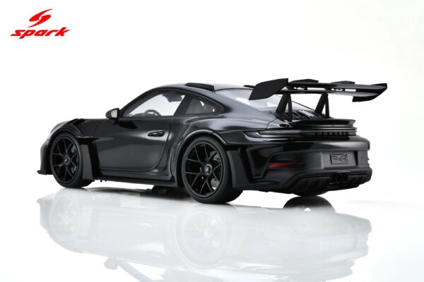 Spark 1:18 Porsche 911 GT3 RS (992) - Black with Weissach Package - 2023 (18S1086) - Resin Model 13 Spark 1:18 Porsche 911 992 GT3 RS Black Weissach Package (18S1086) Diecast Model - Image 6