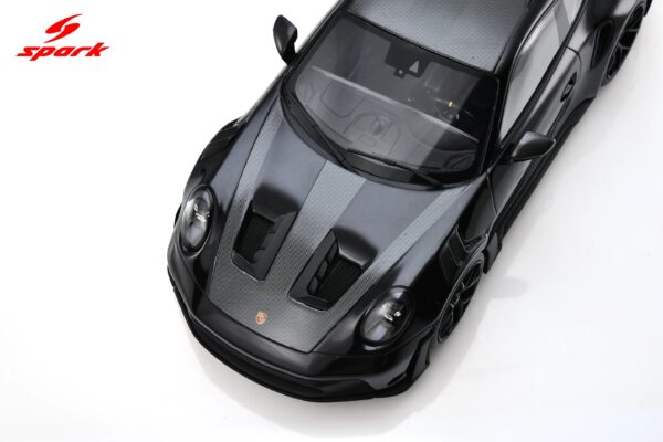 Spark 1:18 Porsche 911 GT3 RS (992) - Black with Weissach Package - 2023 (18S1086) - Resin Model 18 Spark 1:18 Porsche 911 992 GT3 RS Black Weissach Package (18S1086) Diecast Model - Image 8