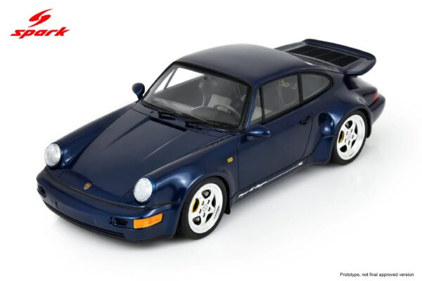 Spark 1:18 Porsche 965 Leichtbau Blue (18S1085) Diecast Model - Image 1