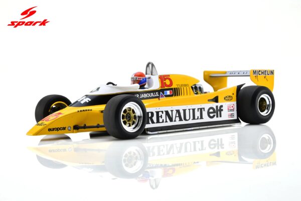 Spark 1:18 Renault RE20 No.15 Winner Austrian GP 1980 Jean-Pierre Jabouille (18S447) Diecast Model - Image 3