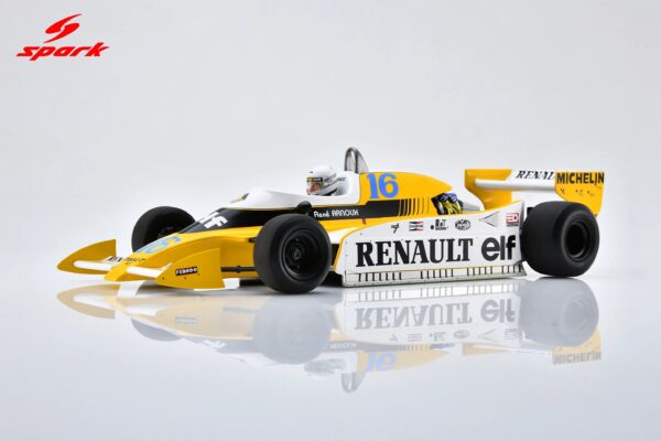 Spark 1:18 Renault RS12 No.16 René Arnoux 3rd French GP 1979 (18S445) Resin Model 10 Spark 1:18 Renault RS12 No.16 3rd French GP 1979 Rene Arnoux (18S445) Diecast Model - Image 2