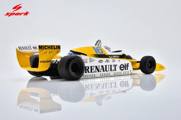 Spark 1:18 Renault RS12 No.16 René Arnoux 3rd French GP 1979 (18S445) Resin Model 11 Spark 1:18 Renault RS12 No.16 3rd French GP 1979 Rene Arnoux (18S445) Diecast Model - Image 5