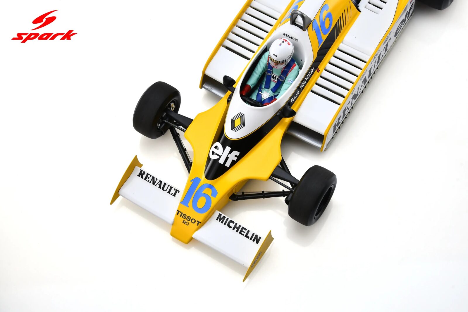 Spark 1:18 Renault RS12 No.16 René Arnoux 3rd French GP 1979