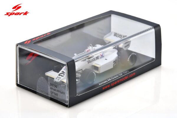 Spark 1:43 Arrows A6 No.29 10th German GP 1983 Marc Surer (S5796) - Resin Model 13 Spark 1:43 Arrows A6 No.29 Dutch GP 1983 Marc Surer (S5796) Diecast Model - Image 11