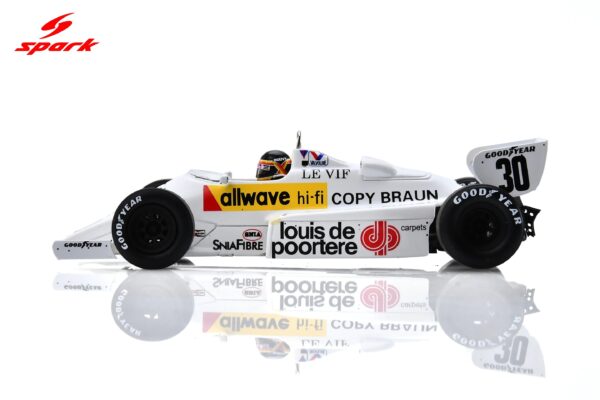 Spark 1:43 Arrows A6 No.30 Belgian GP 1983 Thierry Boutsen (S5795) - Resin Model 13 Spark 1:43 Arrows A6 No.30 Dutch GP 1983 Thierry Boutsen (S5795) Diecast Model - Image 12