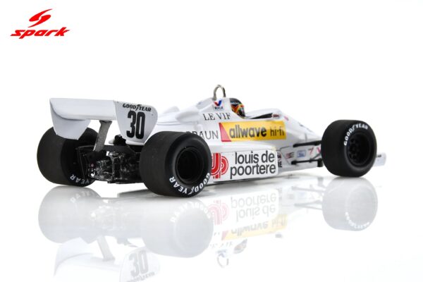 Spark 1:43 Arrows A6 No.30 Belgian GP 1983 Thierry Boutsen (S5795) - Resin Model 12 Spark 1:43 Arrows A6 No.30 Dutch GP 1983 Thierry Boutsen (S5795) Diecast Model - Image 13