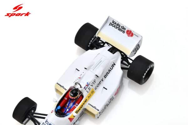 Spark 1:43 Arrows A6 No.30 Belgian GP 1983 Thierry Boutsen (S5795) - Resin Model 19 Spark 1:43 Arrows A6 No.30 Dutch GP 1983 Thierry Boutsen (S5795) Diecast Model - Image 6