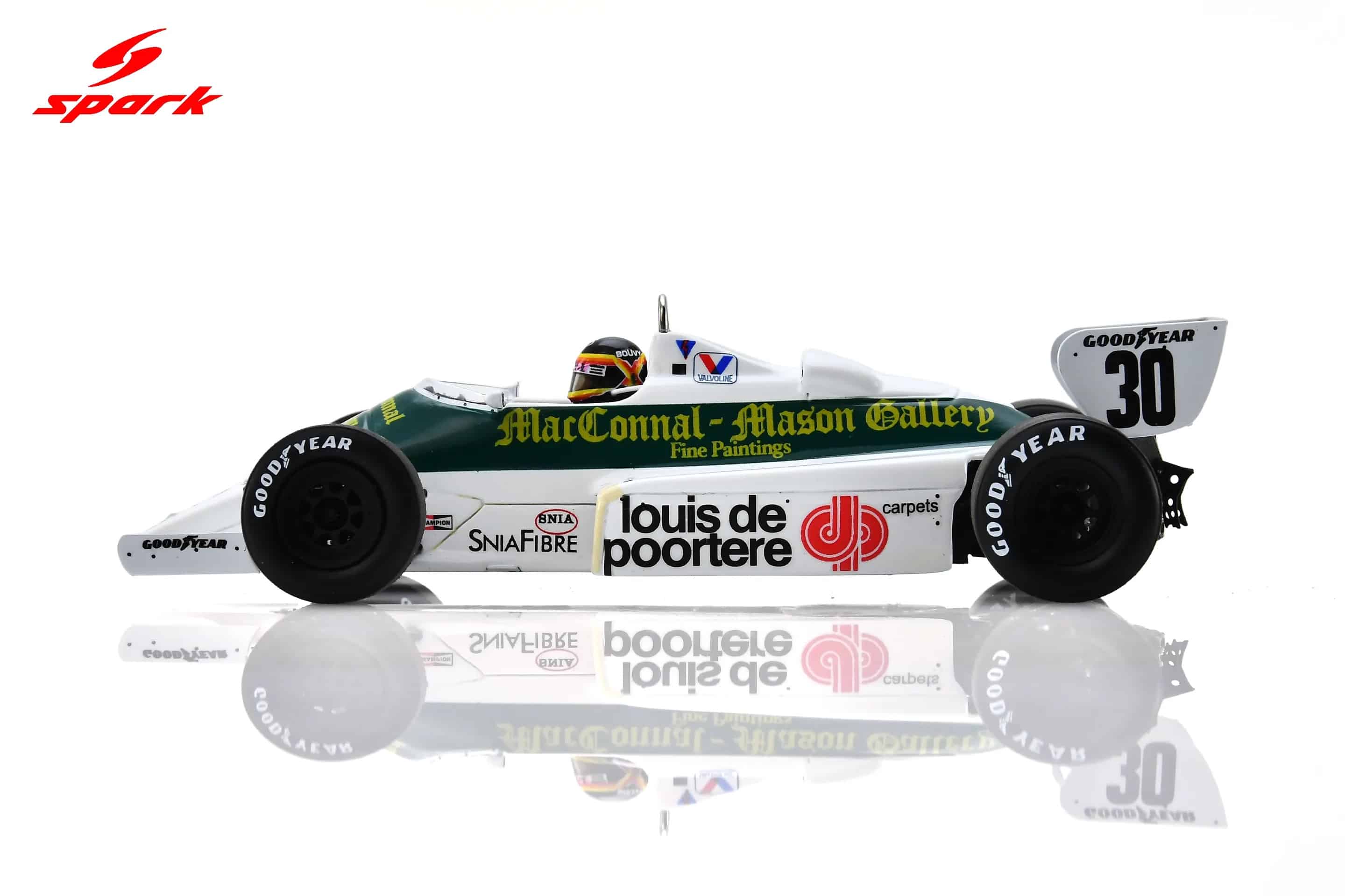 Spark 1:43 Arrows A6 No.29 Canadian GP 1983 Marc Surer (S5798) - Resin Model 10 Spark 1:43 Arrows A6 No.30 European GP 1983 Thierry Boutsen (S5798) Diecast Model - Image 4