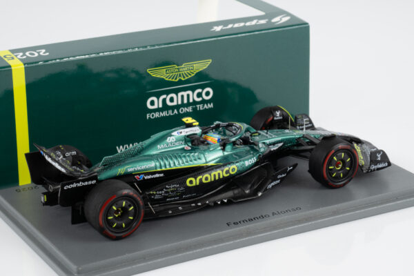 Spark 1:43 Aston Martin AMR25 No.14 US GP 2025 Aston Martin Aramco Formula One Team Fernando Alonso (S9648) Resin Model