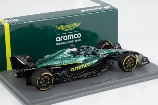 Spark 1:43 Aston Martin AMR25 No.18 US GP 2025 Aston Martin Aramco Formula One Team Lance Stroll (S9649) Resin Model