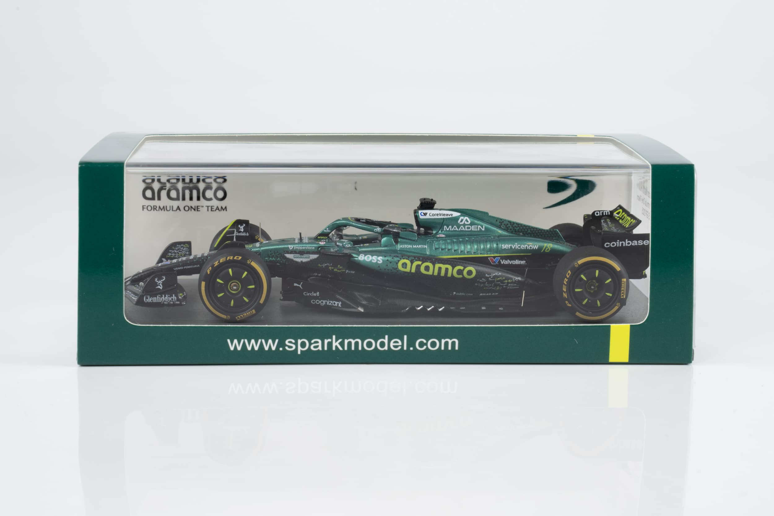 Spark 1:43 Aston Martin AMR25 No.18 US GP 2025 Aston Martin Aramco Formula One Team Lance Stroll (S9649) Resin Model 3 Spark 1:43 Aston Martin AMR25 No.18 US GP 2025 Aston Martin Aramco Formula One Team Lance Stroll (S9649) Resin Model