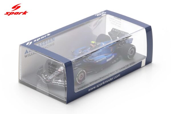 Spark 1:43 Atlassian Williams FW47 No.55 Carlos Sainz 3rd Qatar GP 2025 (S9683) Resin Model 14 Spark 1:43 Atlassian Williams FW47 No.55 Carlos Sainz 3rd Qatar GP 2025 (S9683) Resin Model