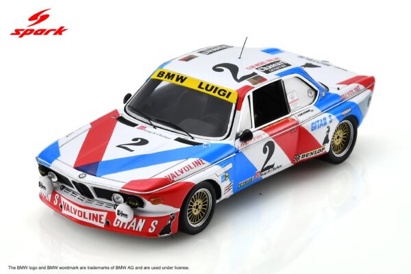 Spark 1:43 BMW 3.0 CSi No.2 Winner 24H Spa 1975 (43SPA1975) Diecast Model - Image 1
