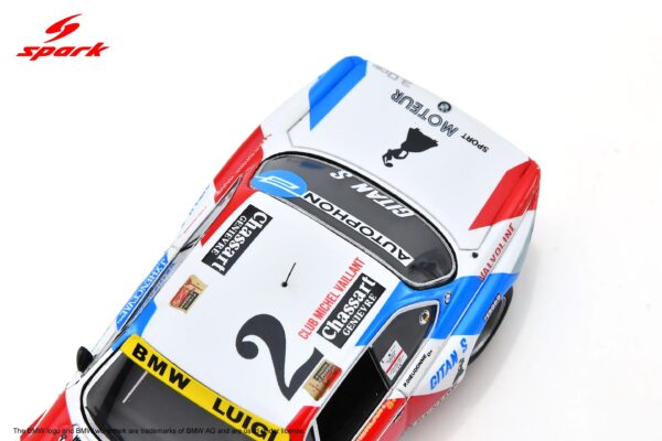 Spark 1:43 BMW 3.0CSi No.2 Jean Xhenceval, Hugues de Fierlant Winner Spa 24H 1975 (43SPA1975) - Resin Model 17 Spark 1:43 BMW 3.0 CSi No.2 Winner 24H Spa 1975 (43SPA1975) Diecast Model - Image 10