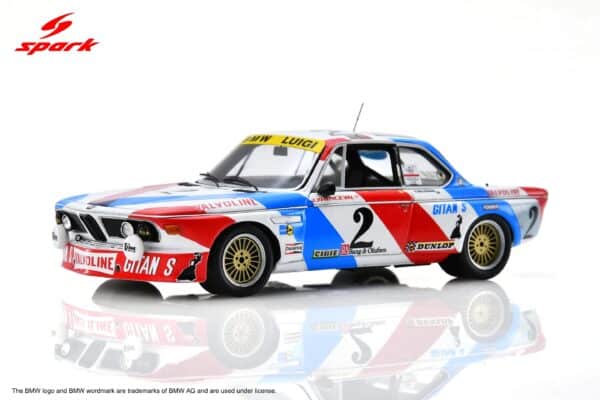 Spark 1:43 BMW 3.0CSi No.2 Jean Xhenceval, Hugues de Fierlant Winner Spa 24H 1975 (43SPA1975) - Resin Model 13 Spark 1:43 BMW 3.0 CSi No.2 Winner 24H Spa 1975 (43SPA1975) Diecast Model - Image 4