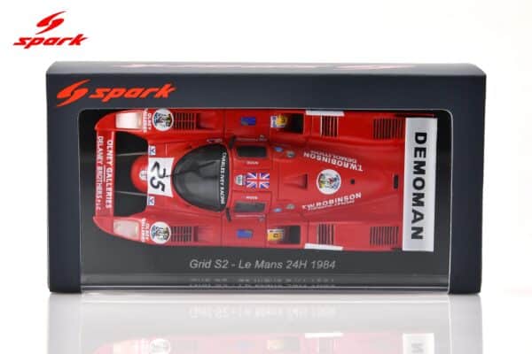 Spark 1:43 Grid S2 No.25 Le Mans 24H 1984 Jonathan Courage, Alain de Cadenet, Max Faure (S9425) - Resin Model 16 Spark 1:43 Grid S2 No.25 Le Mans 24H 1984 (S9425) Diecast Model - Image 11