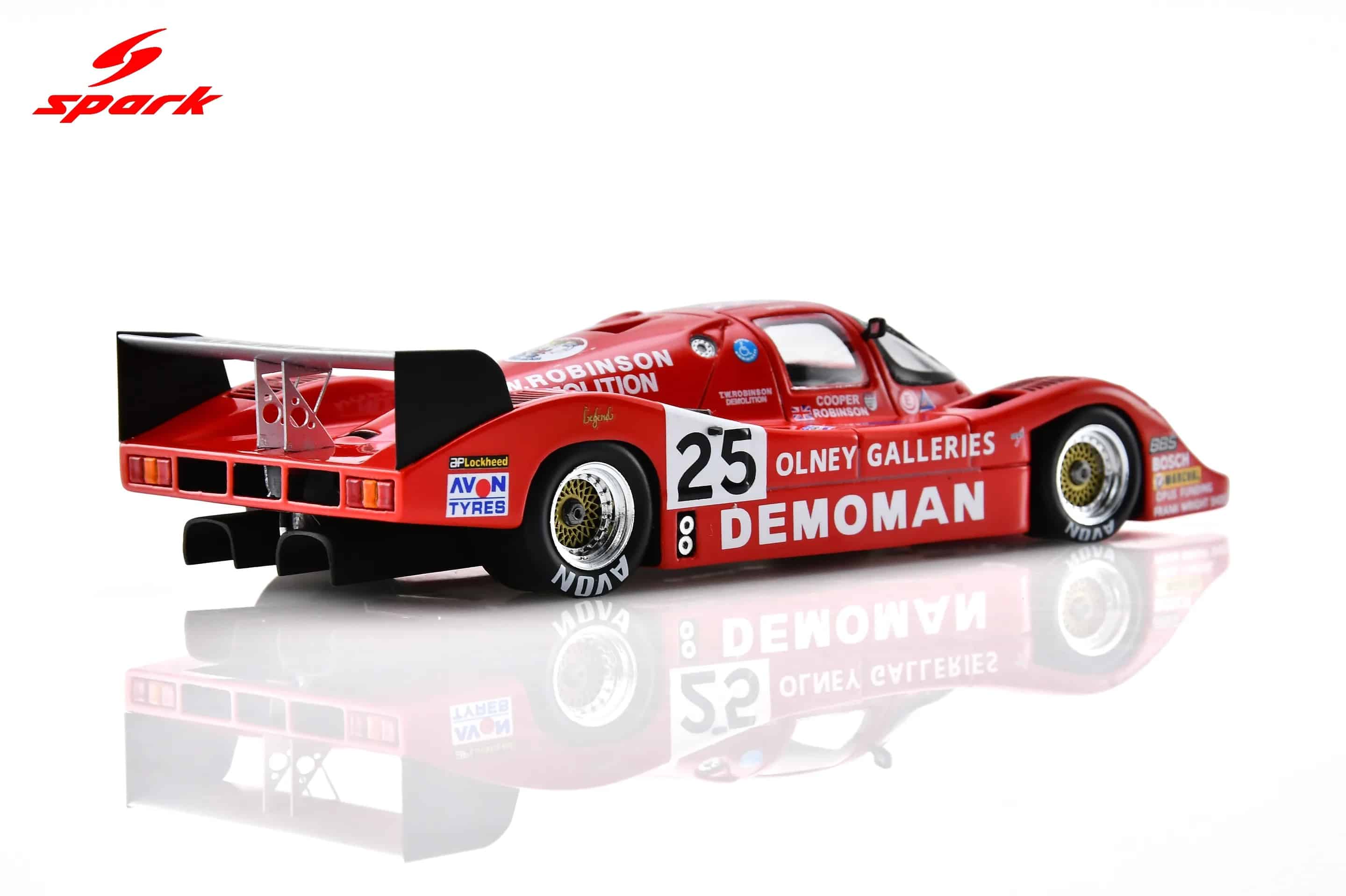 Spark 1:43 Grid S2 No.25 Le Mans 24H 1984 Jonathan Courage, Alain de Cadenet, Max Faure (S9425) - Resin Model 3 Spark 1:43 Grid S2 No.25 Le Mans 24H 1984 (S9425) Diecast Model - Image 4