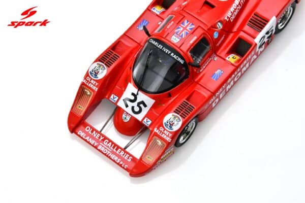 Spark 1:43 Grid S2 No.25 Le Mans 24H 1984 Jonathan Courage, Alain de Cadenet, Max Faure (S9425) - Resin Model 17 Spark 1:43 Grid S2 No.25 Le Mans 24H 1984 (S9425) Diecast Model - Image 8
